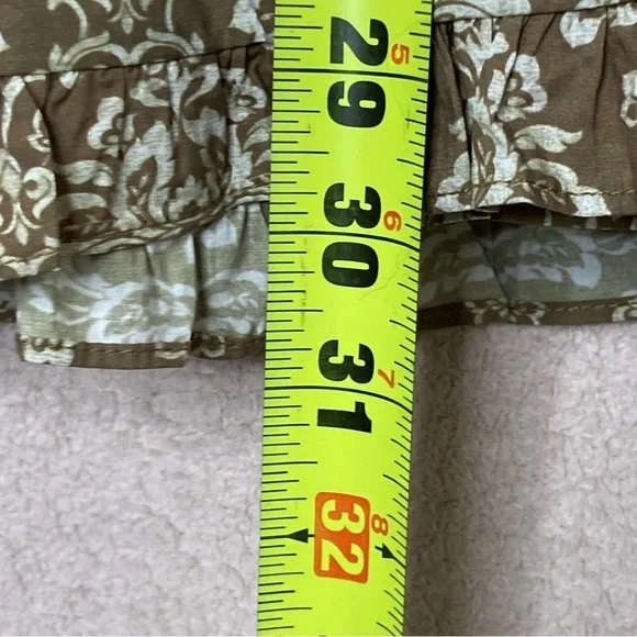 NEW Tuckernuck Russell Mini Dress Women’s XS Printed Moss Green Hyacinth House - Picture 9 of 11